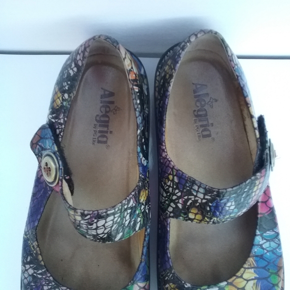 Alegria Colorful Women's Mary Jane Shoes 41 - Picture 4 of 6